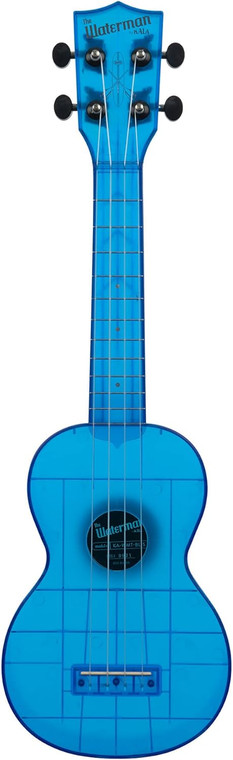 Kala Cobalt Blue Transparent Waterman - Soprano Ukulele