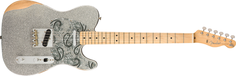 Fender Brad Paisley Worn Telecaster - Silver Sparkle