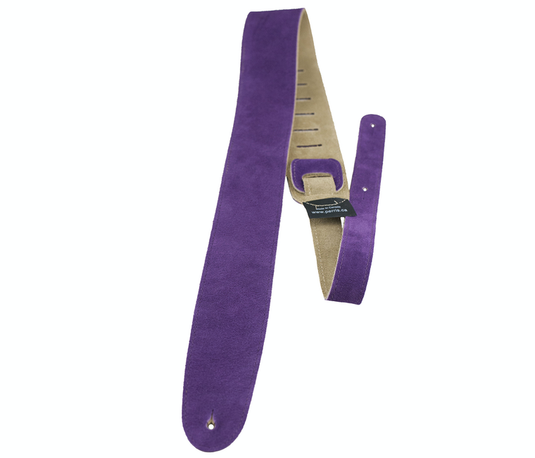 2.5″ PURPLE SOFT SUEDE GUITAR STRAP