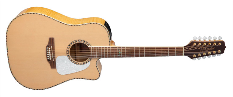 Takamine GD74CE-12U -  12 String Acoustic/Electric Guitar - Flame Maple