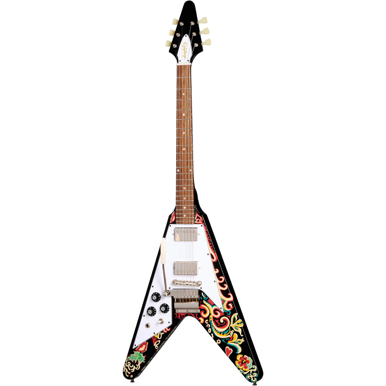 Epiphone Jimi Hendrix "Love Drops" Flying V - Left Handed
