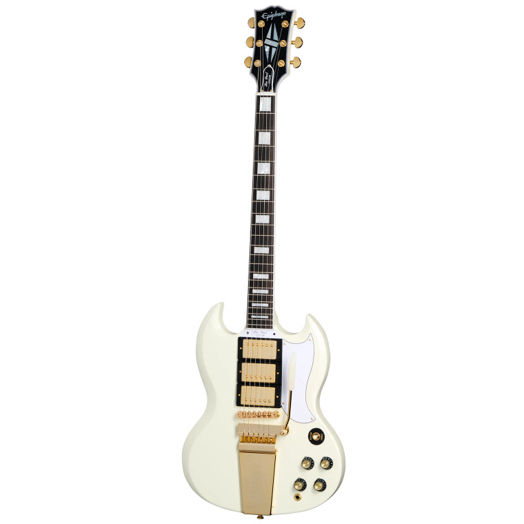 Epiphone IGC 1963 Les Paul SG Custom With Maestro Vibrola - Classic White