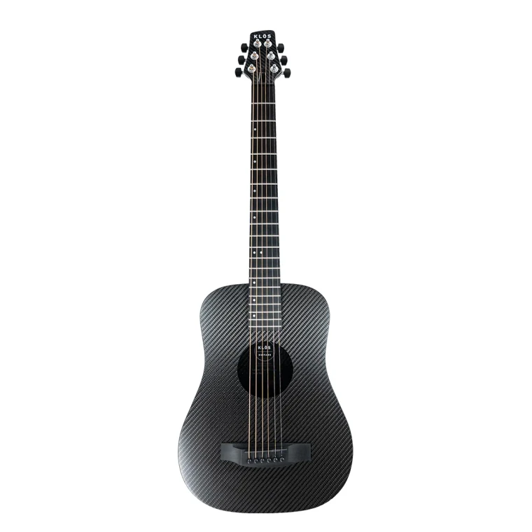 Klōs Full Carbon Travel Guitar with Fishman Presys VT Pickup