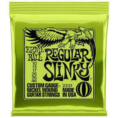Ernie Ball REGULAR SLINKY ELECTRIC GUITAR STRINGS 10-46