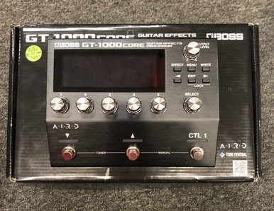 USED Boss GT-1000Core Guitar Effects Processor with Box and Adapter