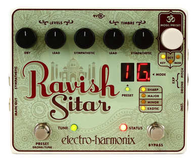 EHX Ravish Sitar Emulator Pedal