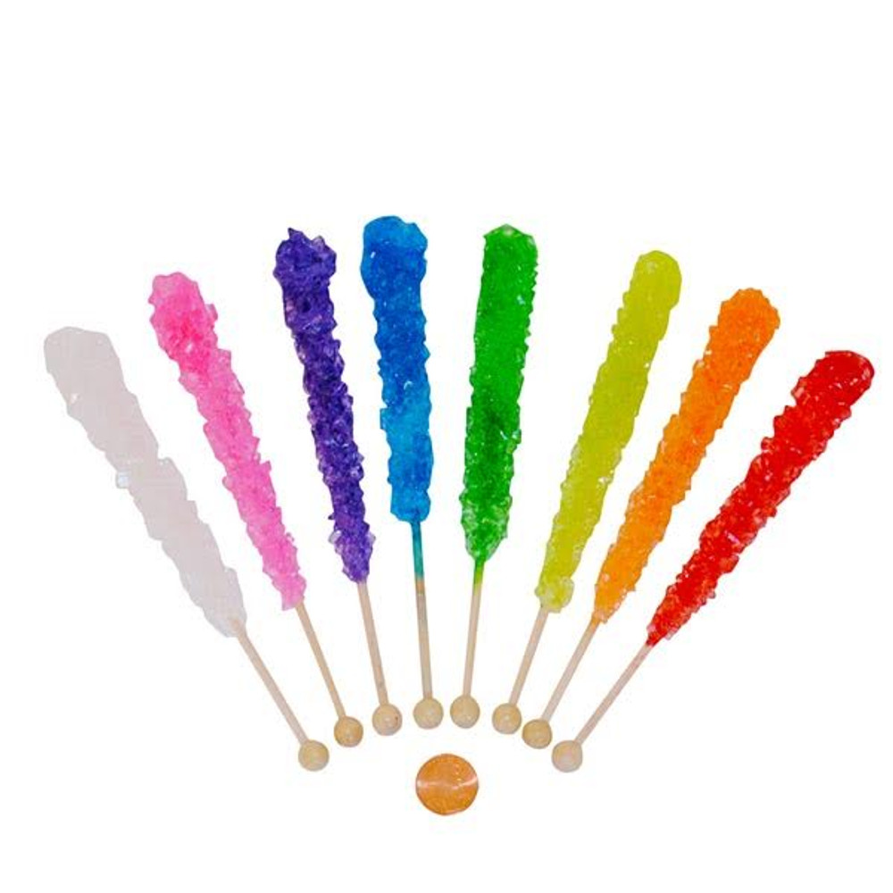 Crystal Sugar Rock Candy Pops Novelty Candy 8884