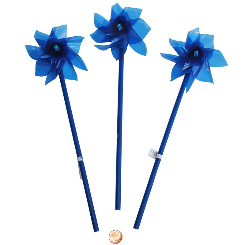Blue Plastic Pinwheels Wholesale