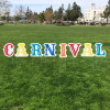 Carnival Letters Yard Sign - Discount Carnival Decor