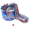 Red Blue and Silver Metallic Bead Necklaces (72/package) 25¢ each