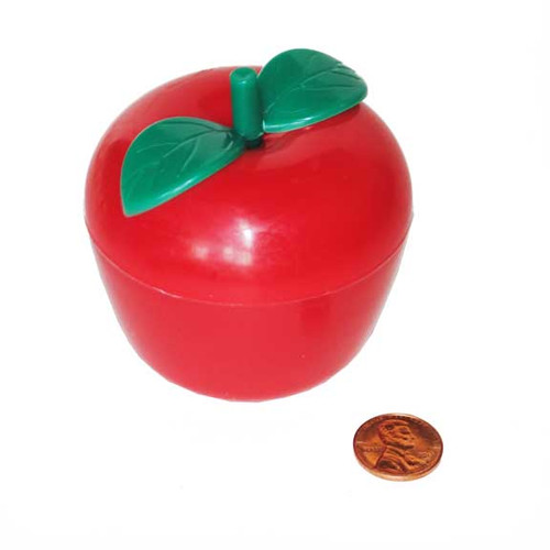 Plastic Apple Containers with Toys