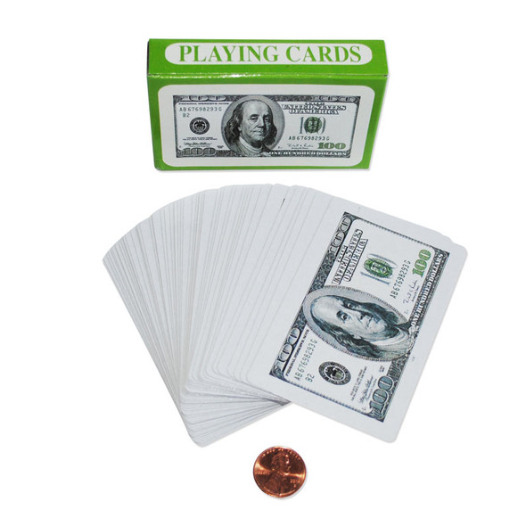 $100 Bill Playing Cards