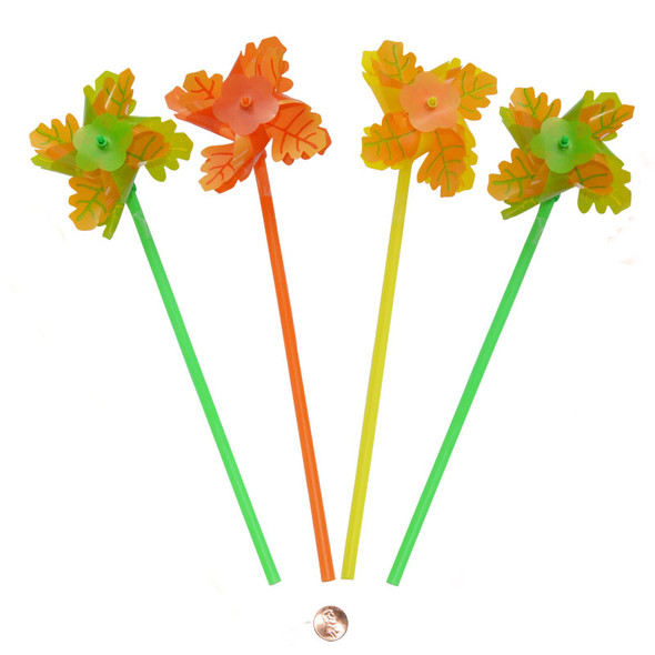 Fall Leaf Pinwheels Wholesale