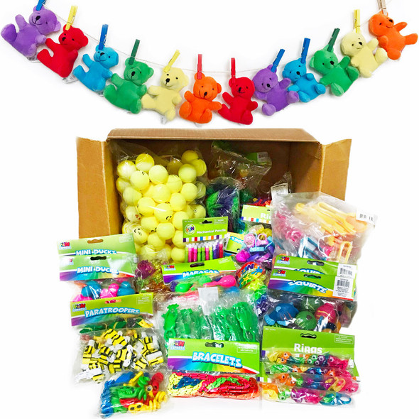 Carnival Prizes and Toys Bulk Set Includes - Stuffed Animals