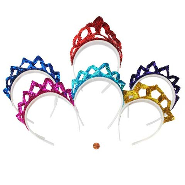 Sequins Tiara Headbands - will bedazzle any girl!