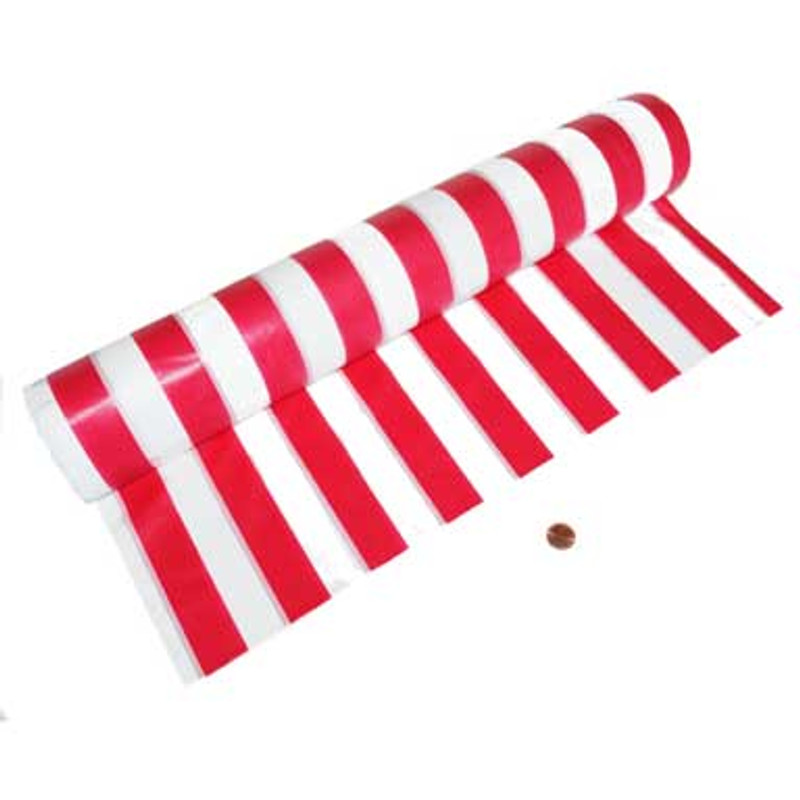 新品Fun Express Red and White Striped Tablecloth Roll (100 ft