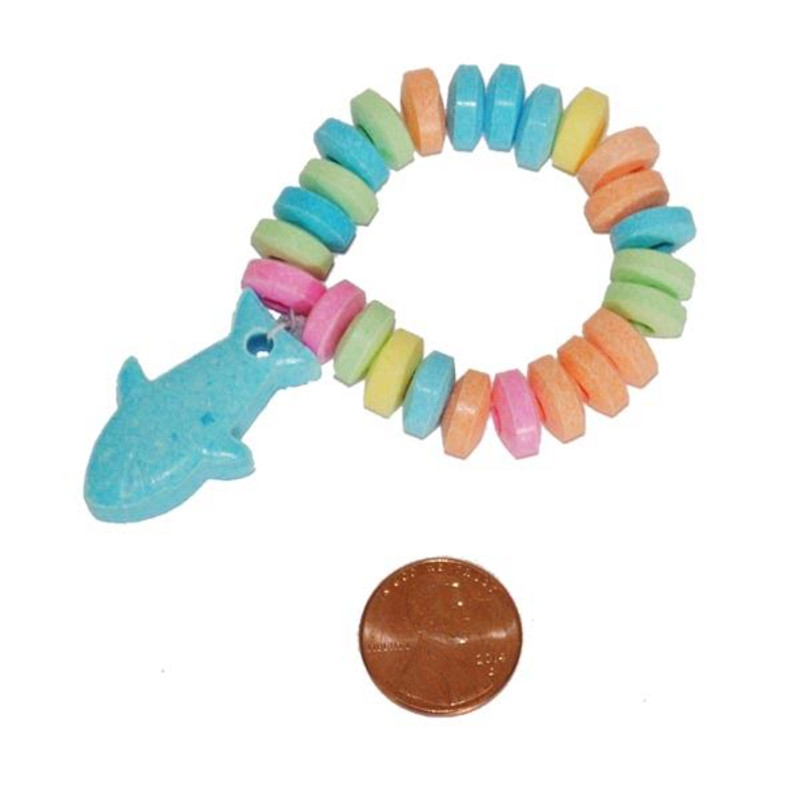 Shark Shaped Candy Bracelets - Wearable Sweet Treat!