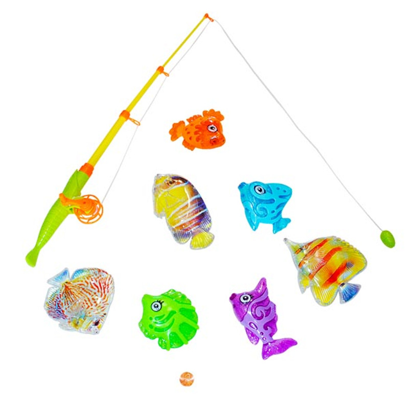 ALL IN ONE Fishing Game Series Toy for Kids with 1 Fishing Rod