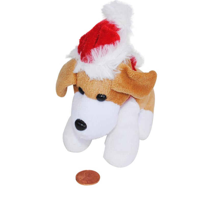 christmas dog stuffed animal