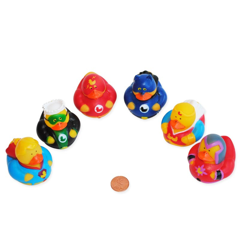 superhero rubber ducks