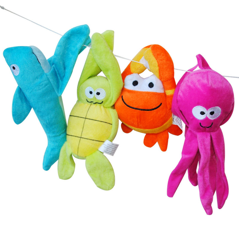 stuffed sea creatures