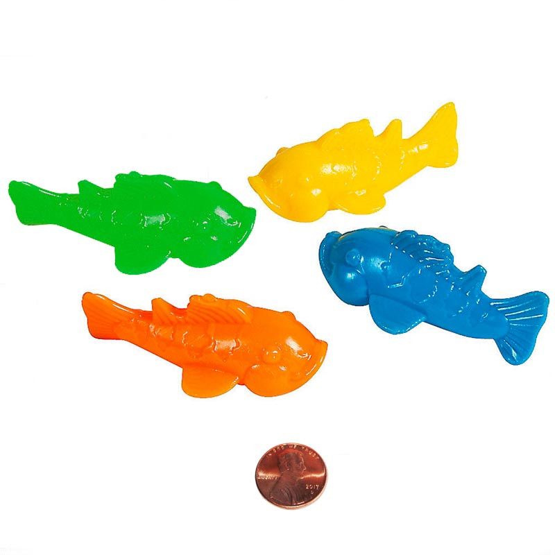 small rubber fish toys