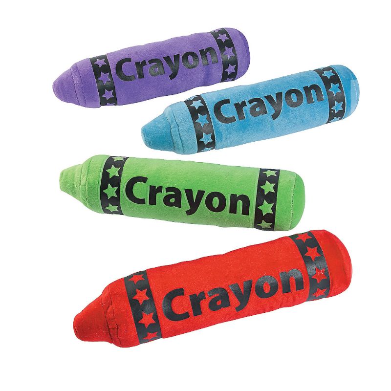 Large Stuffed Crayons Fun for Kids