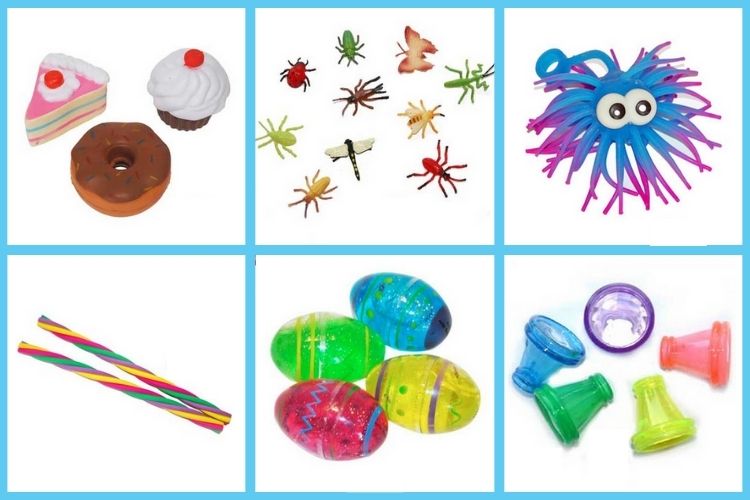 Check out these sensory toys - WHOLESALE! Super cheap when bought in bulk: slow-rise squishies, twisty erasers, wiggly puffer balls, fidget insects and more!