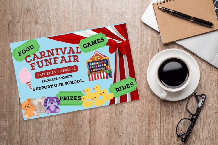 School Carnival Flyer advertisement 