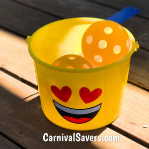 Closeup Emoji Bucket Ball