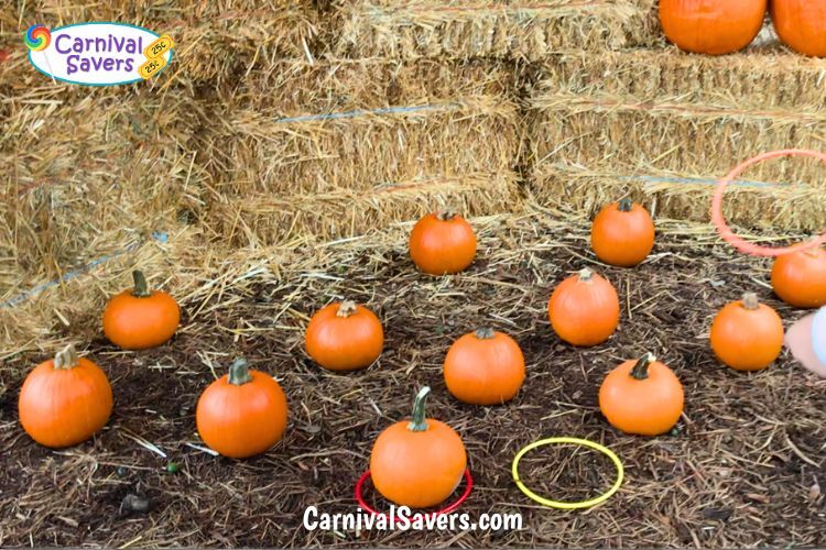 fall game - pumpkin patch ring toss