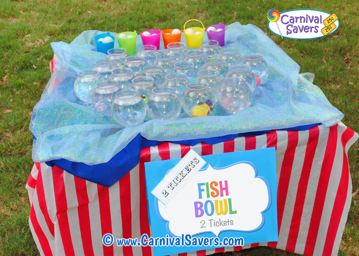 Fish Bowl Carnival Game - Carnival Game Ideas