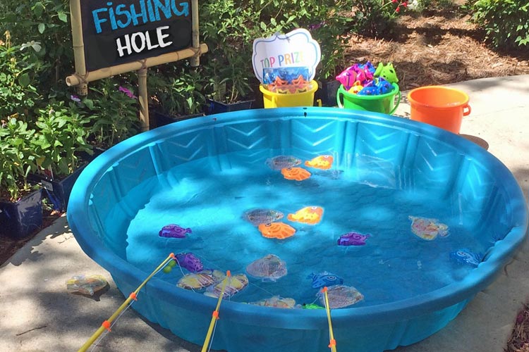 Carnival Fishing Game in the Shade