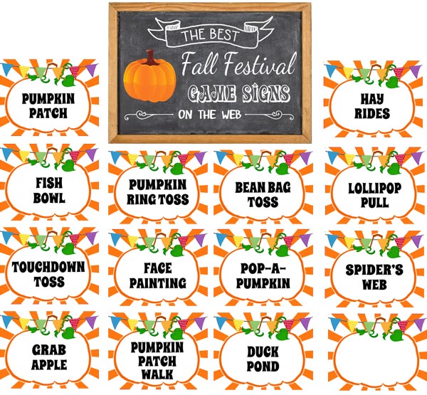 Fall Festival Signs FREE Printable Signs Download 