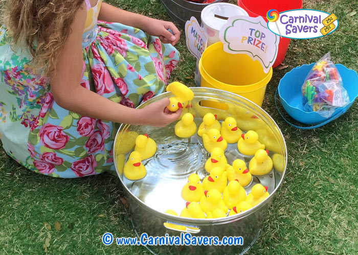 Ring A Duck., Ring A Duck carnival game at the Robeson Regi…