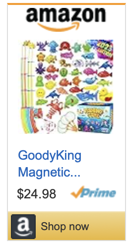 Magnetic Fishing Set on Amazon