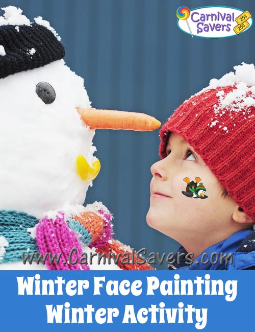 Winter Face Paint Step by Step 2