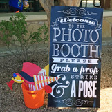 Photo Booth Prop Sign - Strike a Pose