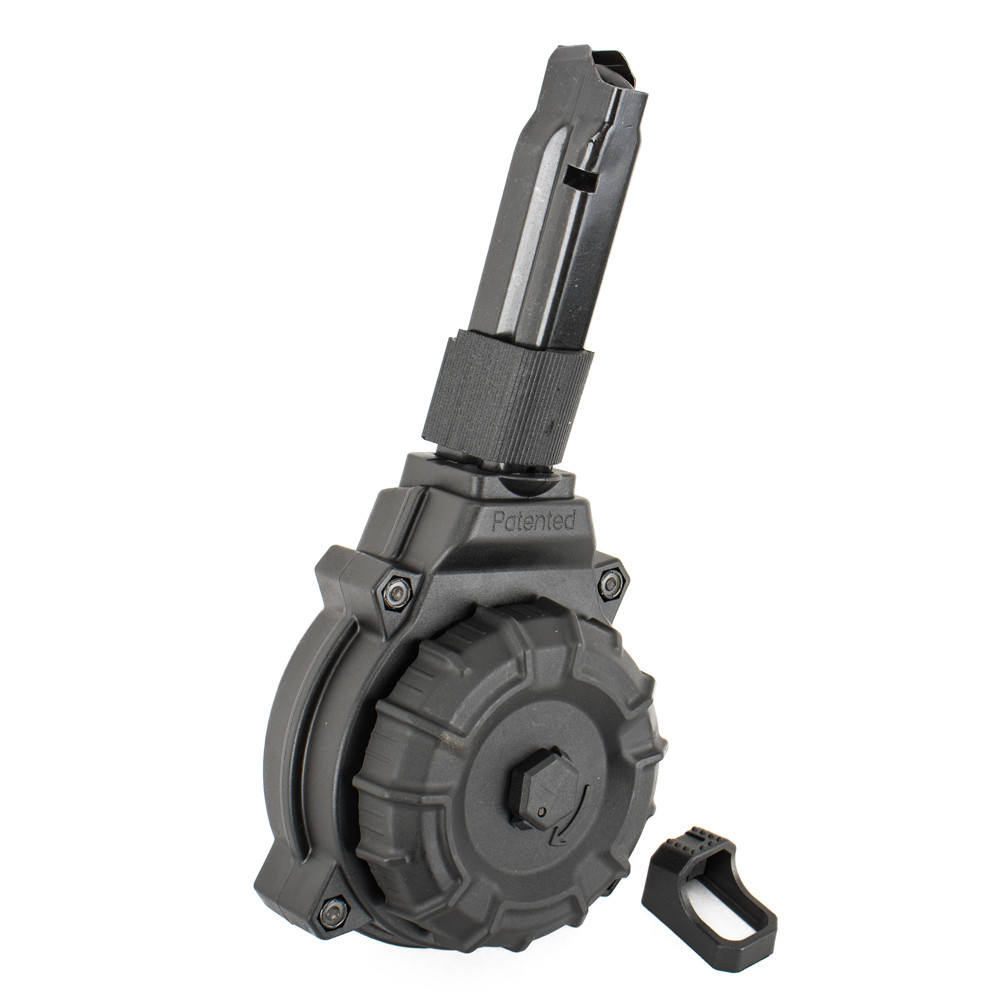 PROMAG MAGAZINE S&W CSX 9MM 50RD DRUM BLACK POLYMER - Centerfire