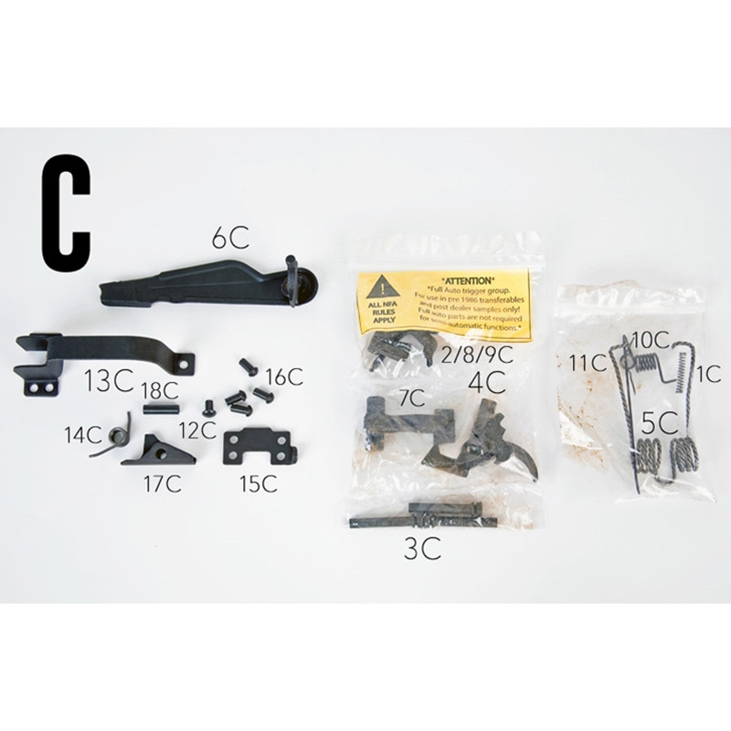 AK47 Romanian PM-63 7.62x39 AK-47 Parts Kit with populated