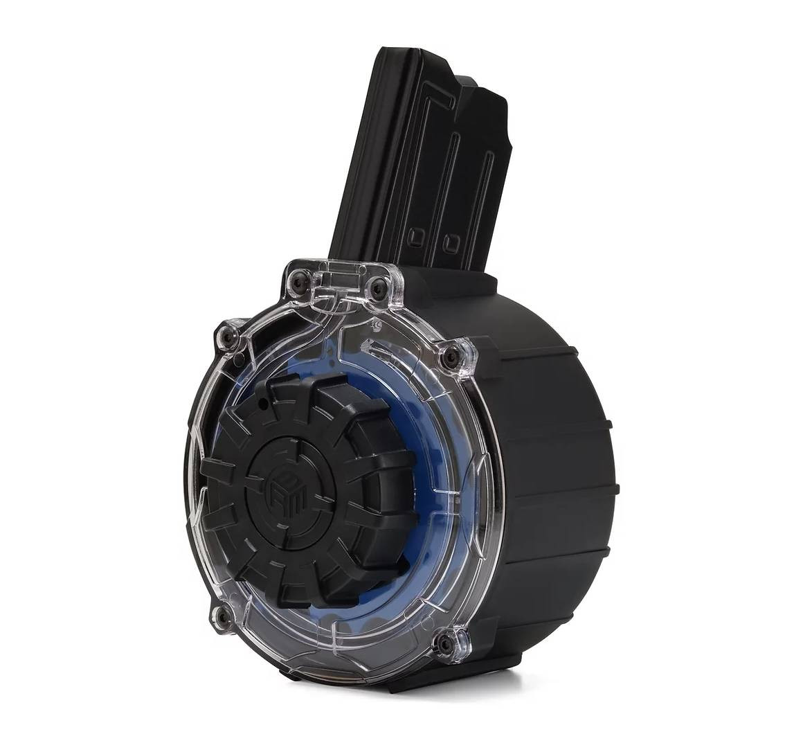 Black River Manufacturing 12ga 20rd Battle Drum - Black/Blue