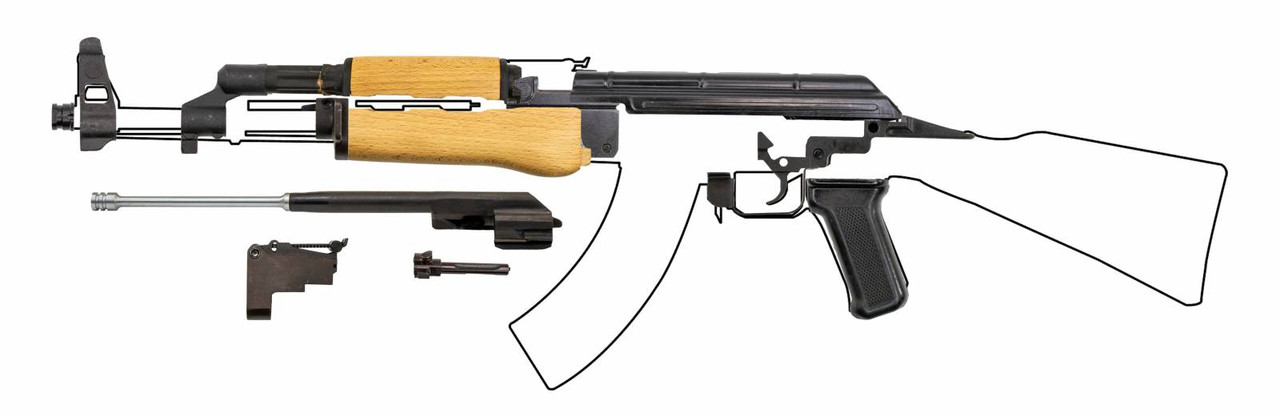 ROMANIAN WASR-10 AK-47 7.62x39 VIRGIN PARTS KIT - Centerfire Systems