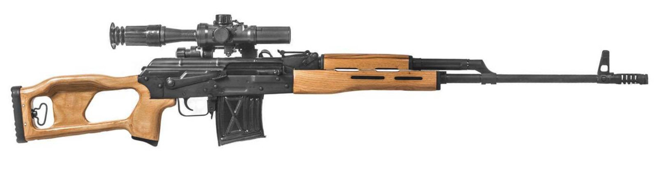 Century PSL-54 7.62x54mmR 10+1 24.50 Brown Fixed Thumbhole Stock