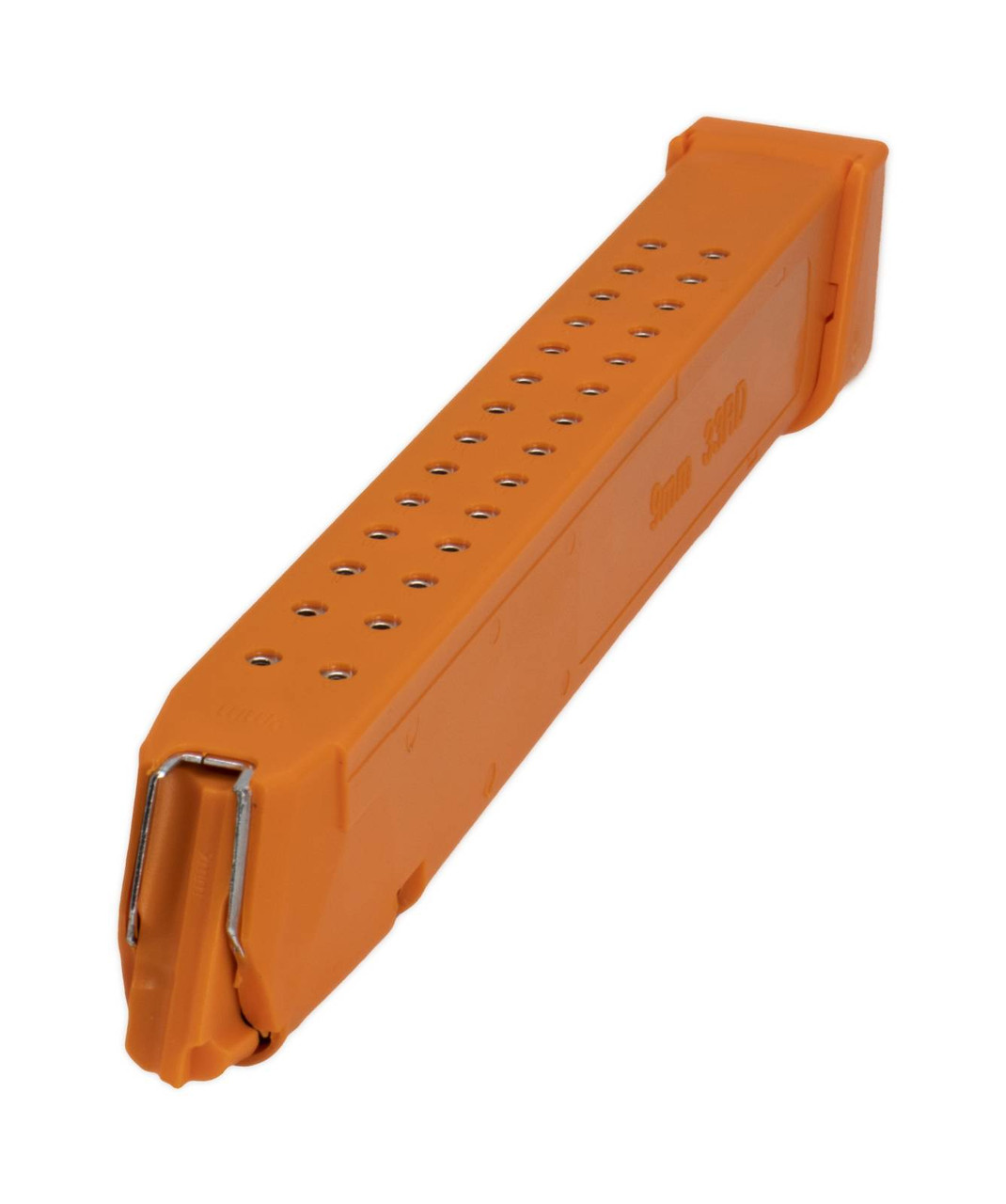 Glock Compatible 9mm 33rd ORANGE Reinforced Steel Lined Polymer Magazine -  Centerfire Systems