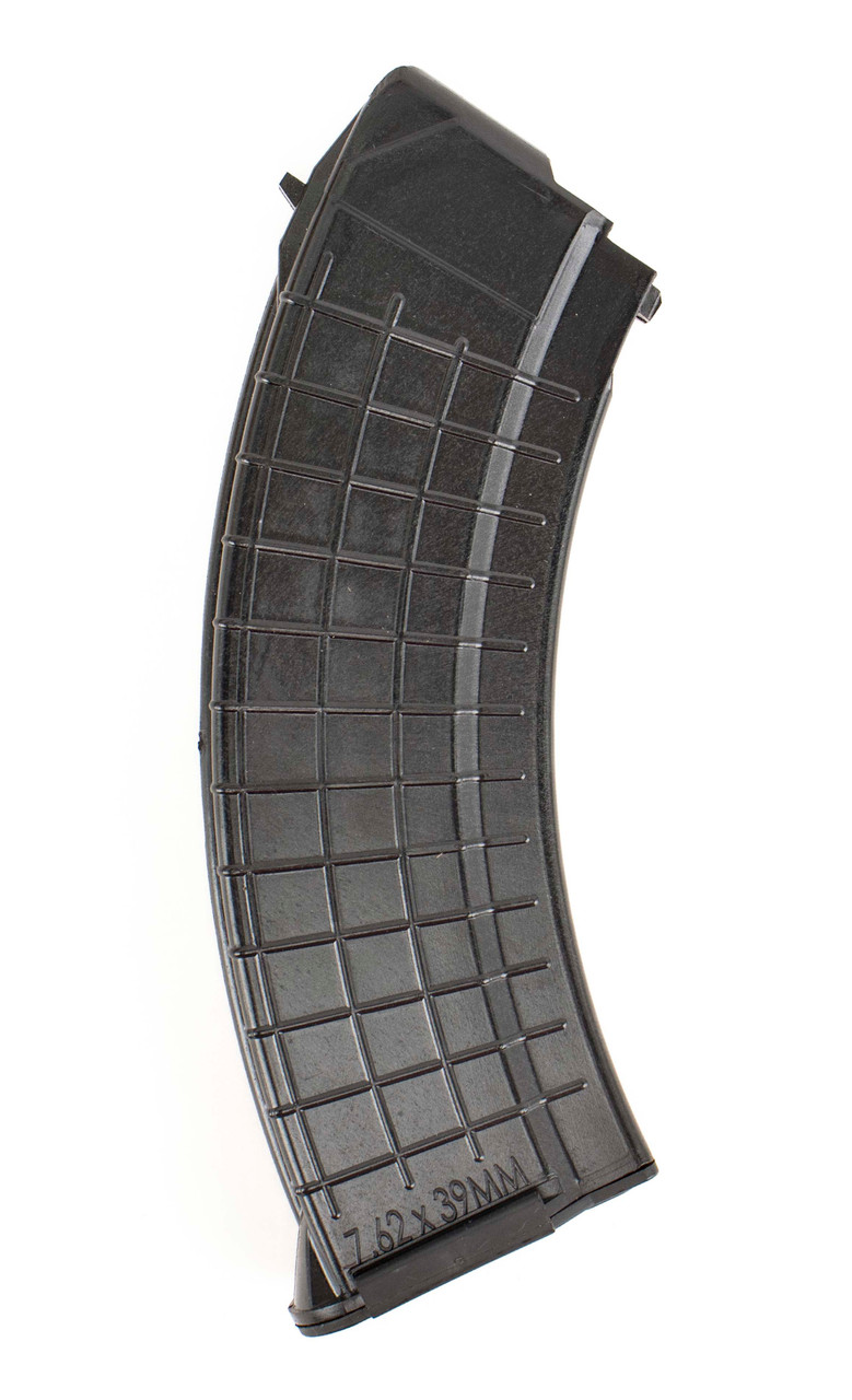 Polish AK-47 30rd Waffle Pattern 7.62x39 Black Polymer Magazine
