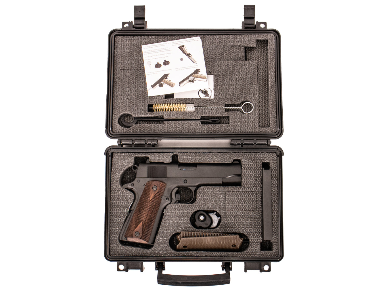 SDS Imports 1911A1 US Army Tank Commander Series Walnut Grip 4.25