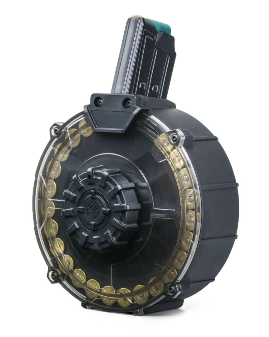 BLACK RIVER MFG 12 GAUGE SHOTGUN DRUM MAGAZINE 30RD Black/Black