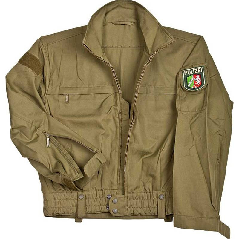 German Riot Police OD Green Combat Jacket - Extra Extra Large