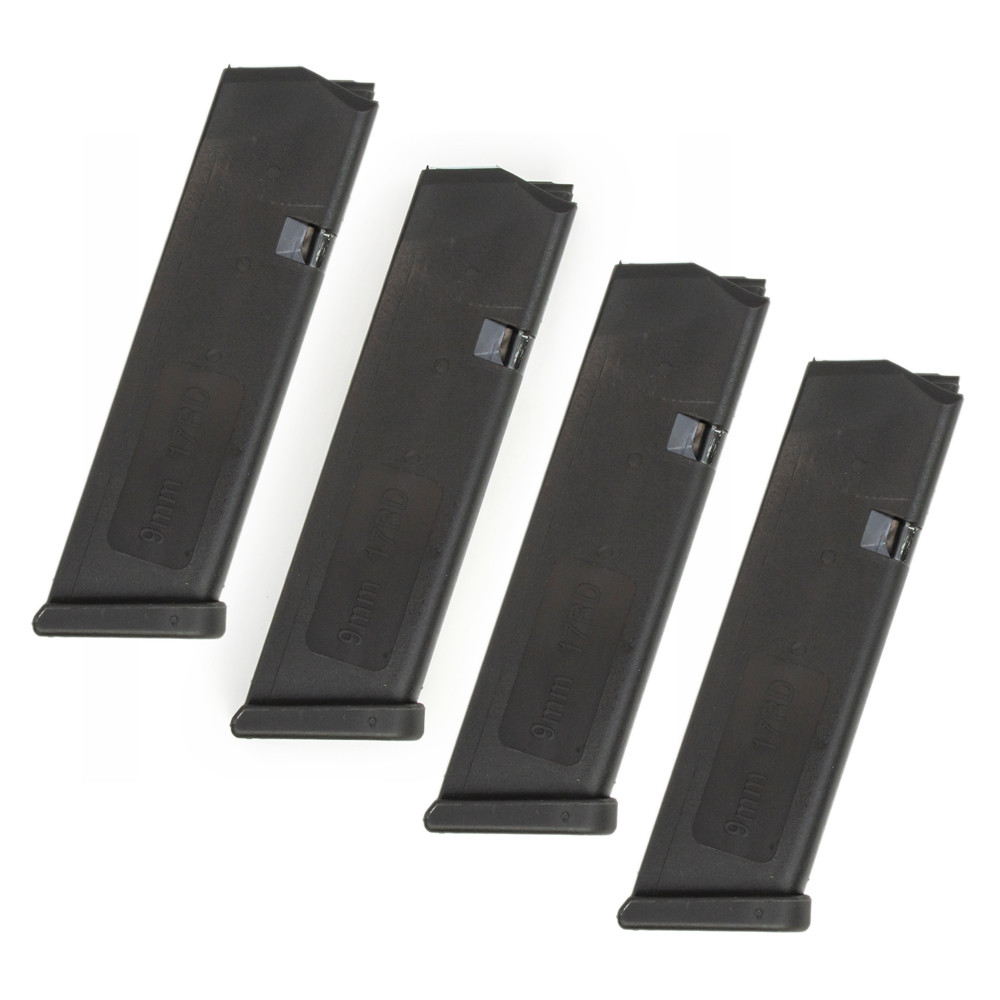 IMG Glock 17,19, & 26 17rd Magazine - 4 Pack - Centerfire Systems