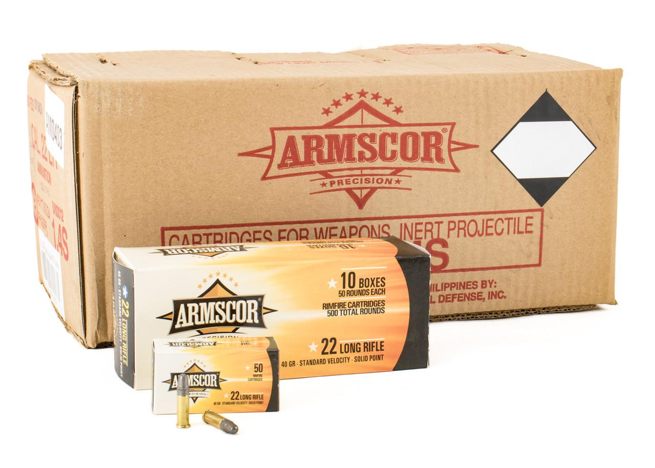 Armscor Precision .22LR 40gr Standard Velocity 5000rd Case